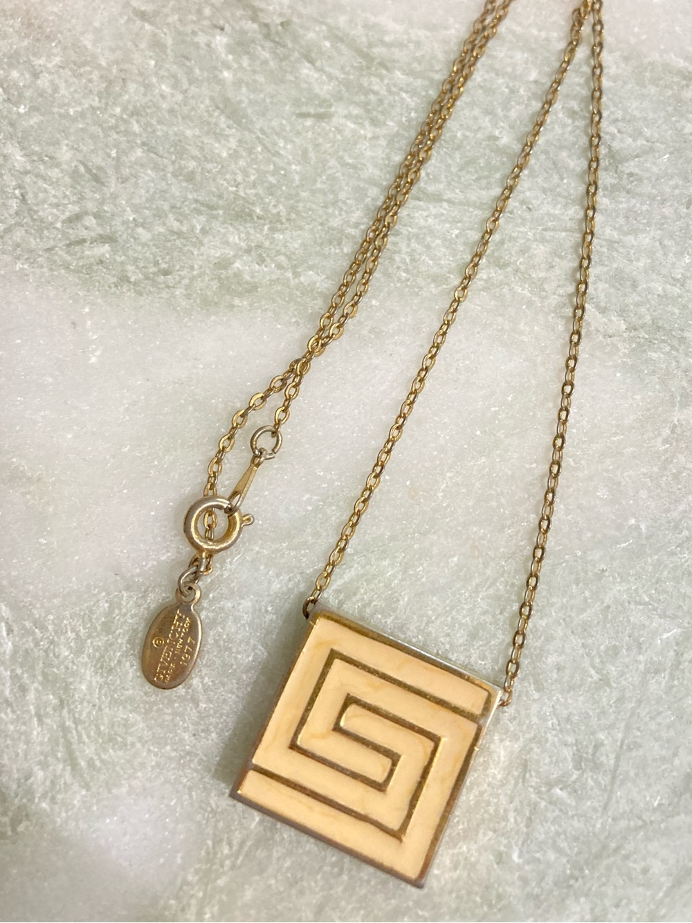 Vintage Givenchy Pendant Necklace 1977